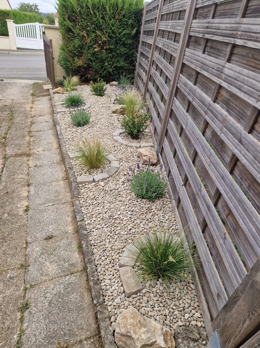 Landscape design in Minimalist Yard style — Yard by GenRoom AI