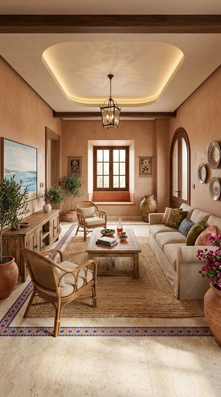 Interior design in Mediterranean style — Living Room by GenRoom AI
