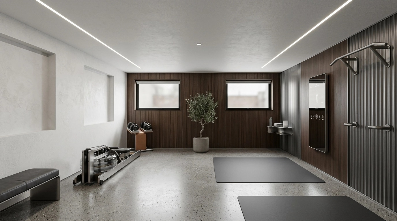 Design d'intérieur en style Minimalism — gym par GenRoom AI