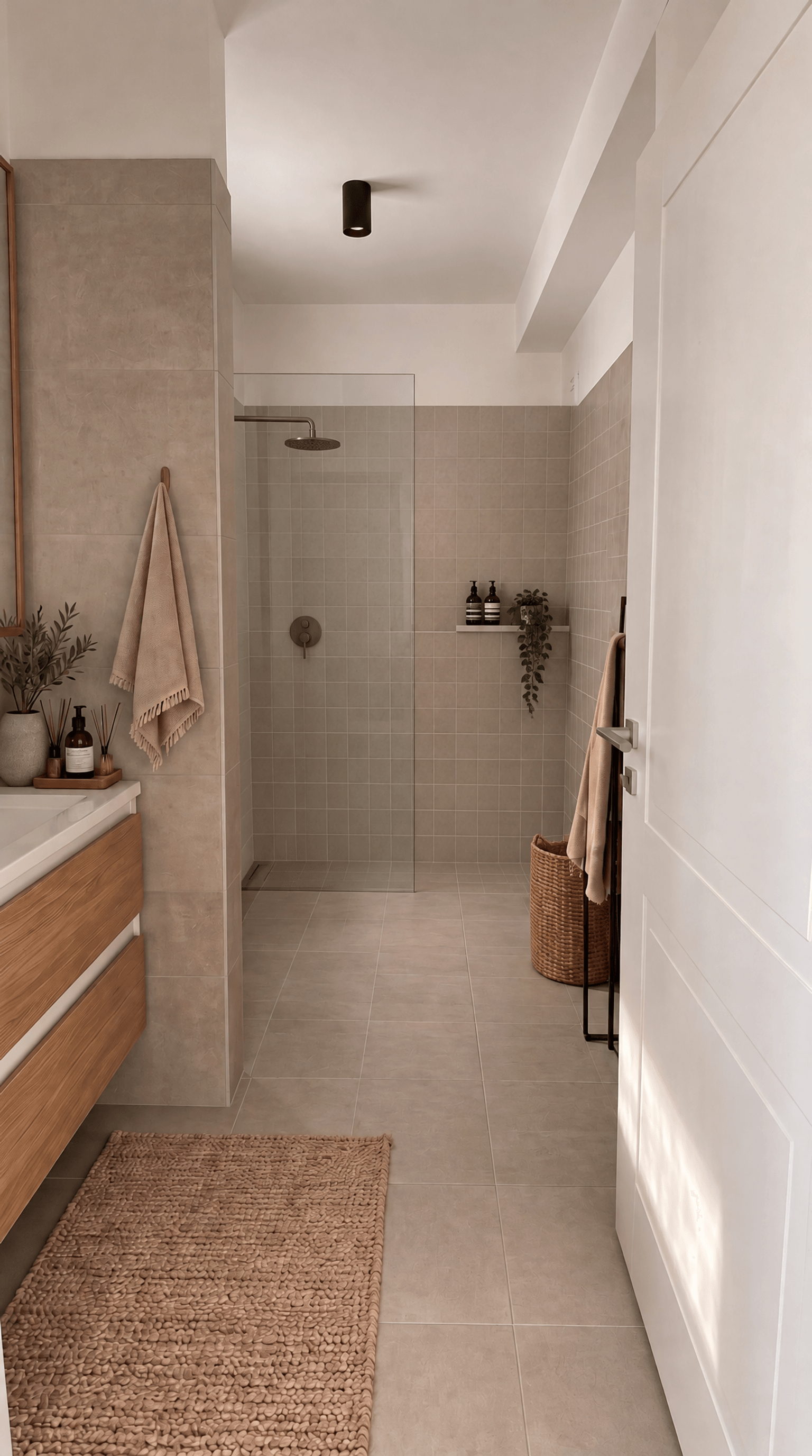 Contemporary Bathroom design — interior photo by GenRoom AI