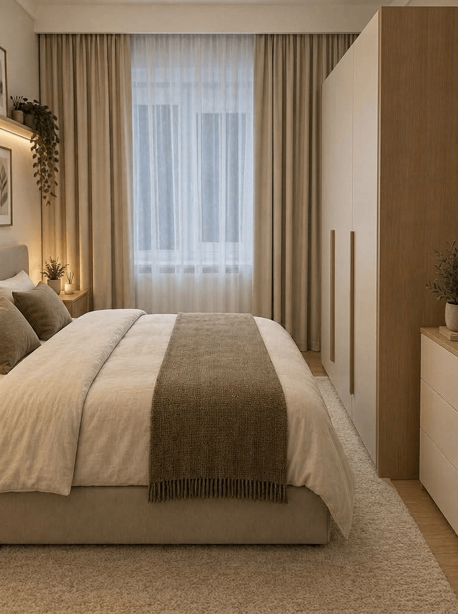 Minimalism Bedroom design — interior photo by GenRoom AI