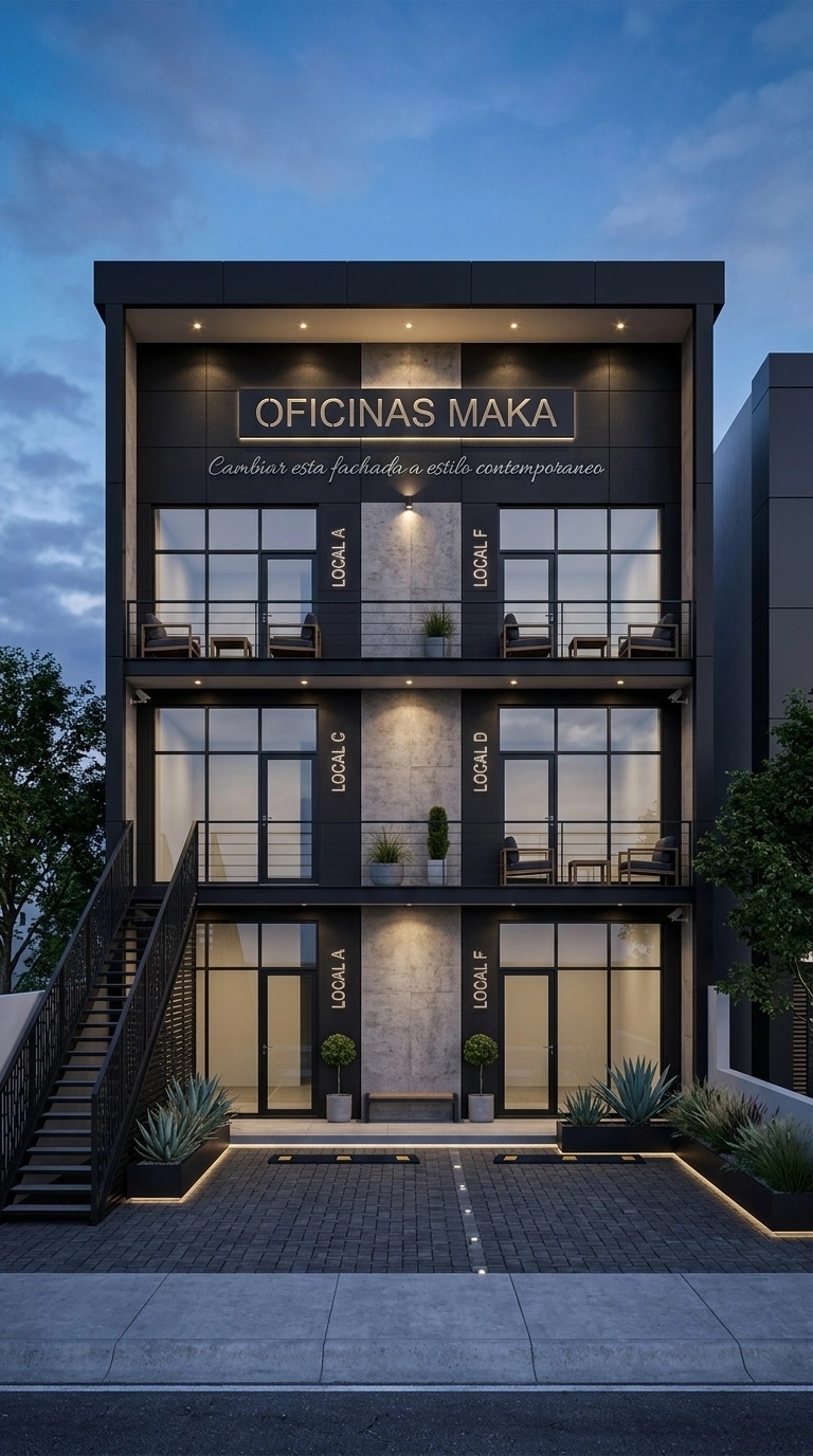 Contemporary Facade Facade design — facade photo by GenRoom AI