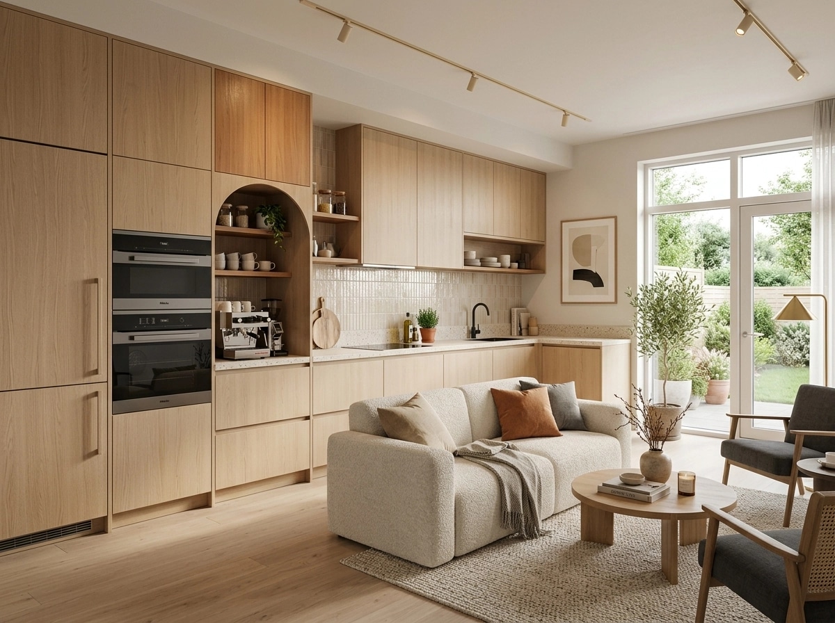 Scandinavian Living Room design — interior photo by GenRoom AI