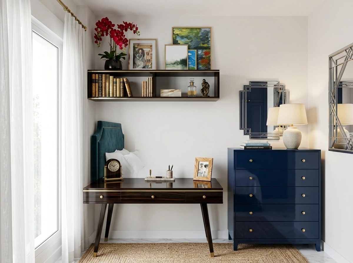 Art Deco Yatak Odası design — interior photo by GenRoom AI