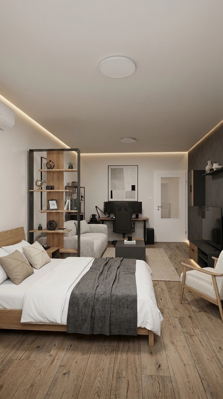 Interior design in Minimalism style — Living Room by GenRoom AI