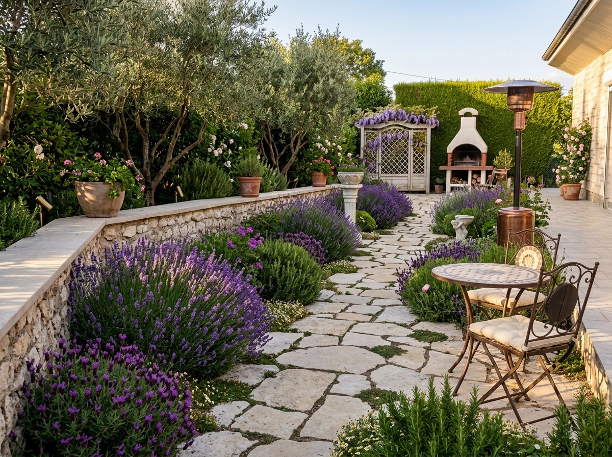 Provence Garden Bahçe design — yard photo by GenRoom AI