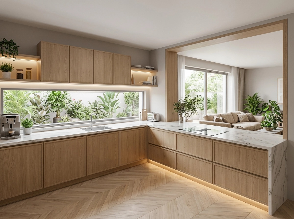 Scandinavian Kitchen design — interior photo by GenRoom AI
