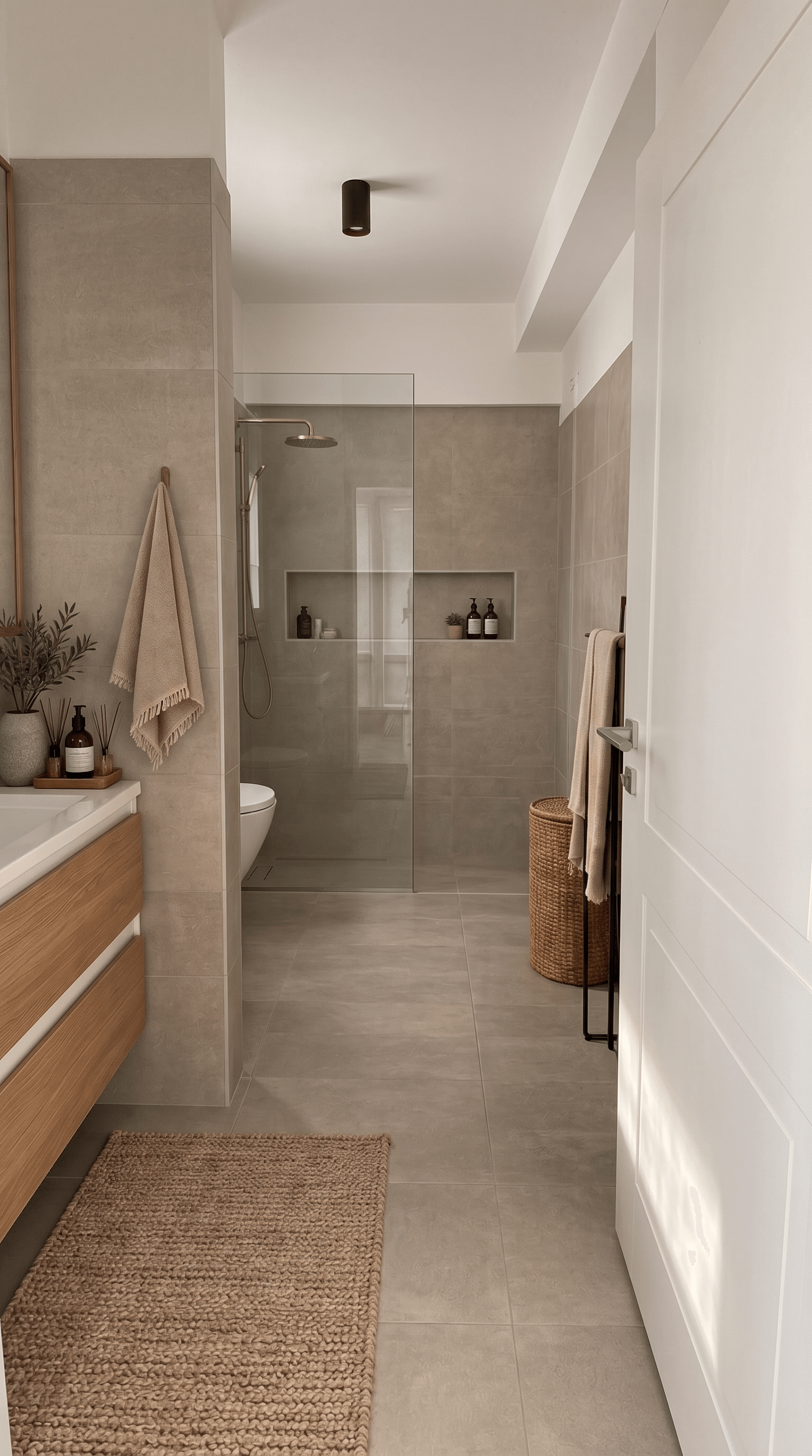 Contemporary Bathroom design — interior photo by GenRoom AI