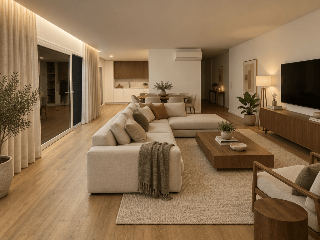 Interior design in Contemporary style — Living Room by GenRoom AI
