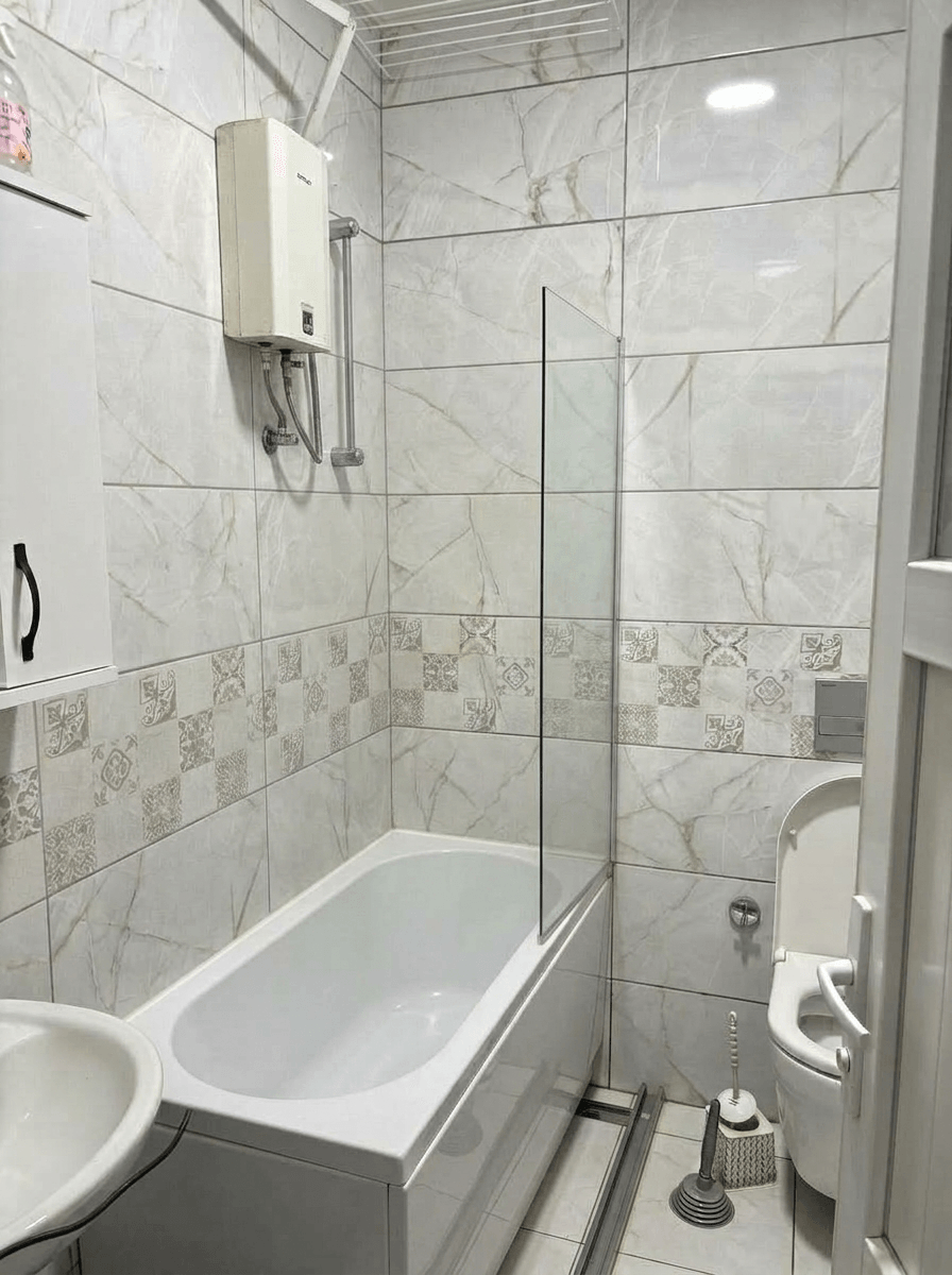 Bathroom interior in no_style style — photo by GenRoom AI