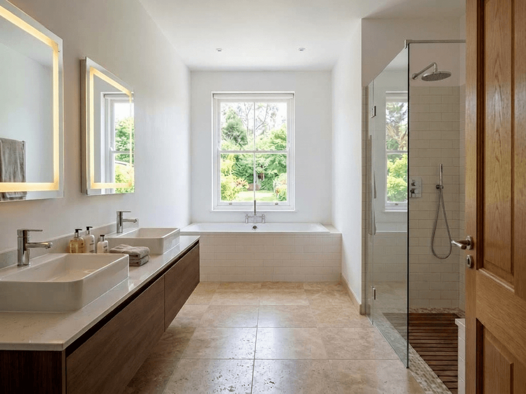Bathroom interior in no_style style — photo by GenRoom AI