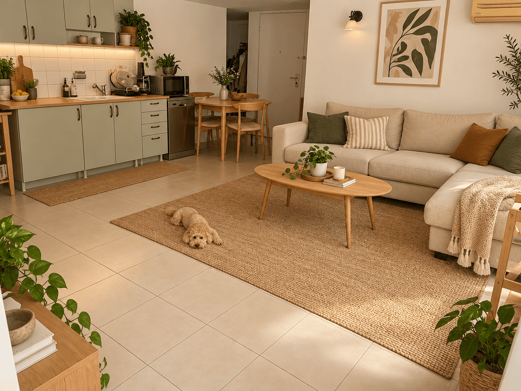 Interior design in Scandinavian style — Living Room by GenRoom AI