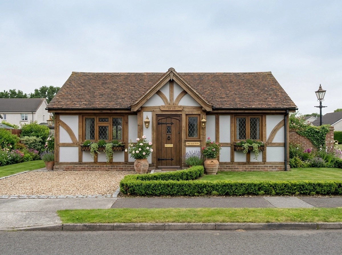 Facade design in Tudor Facade style — Facade by GenRoom AI