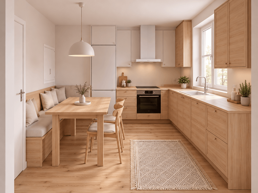Interior design in Scandinavian style — Kitchen by GenRoom AI