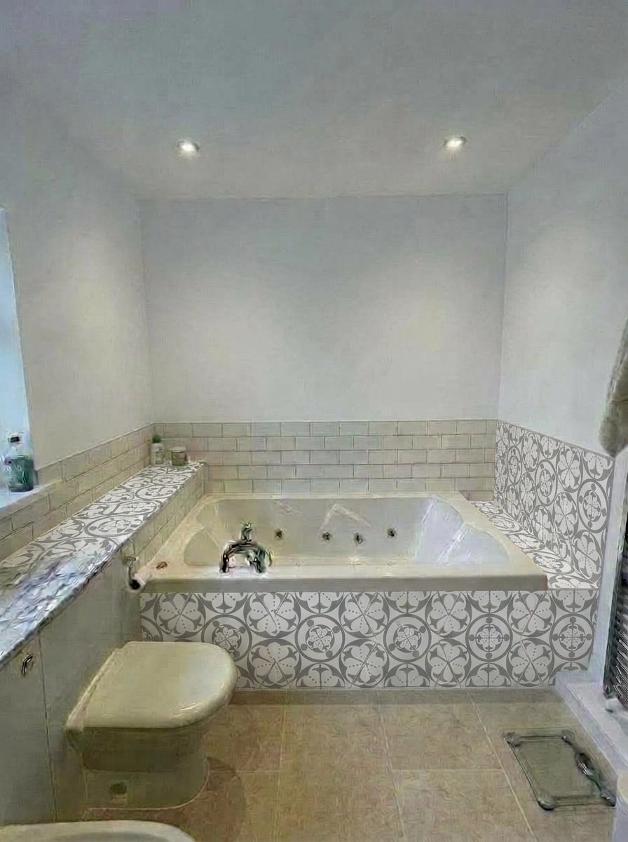 Bathroom interior in no_style style — photo by GenRoom AI