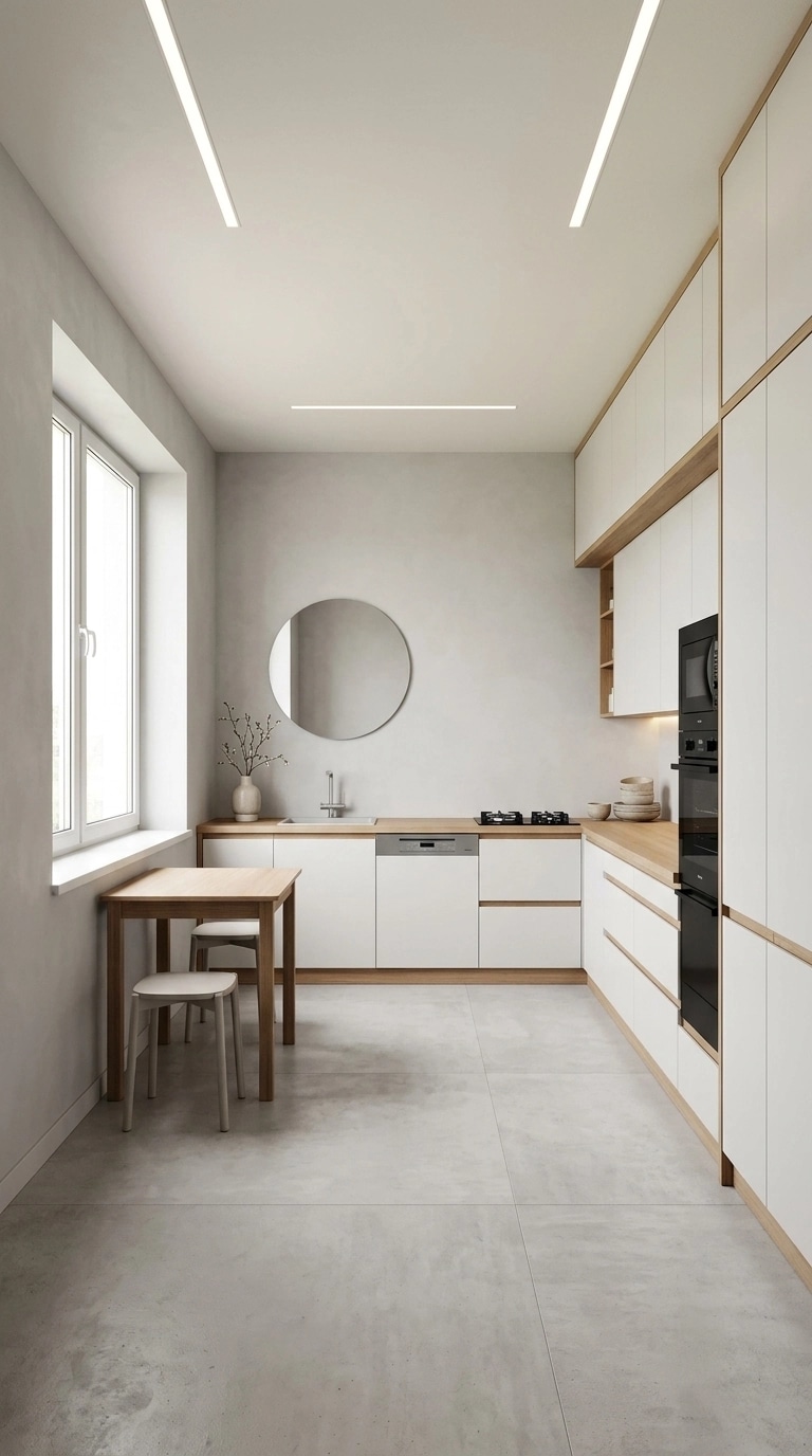 Minimalism Kitchen design — interior photo by GenRoom AI