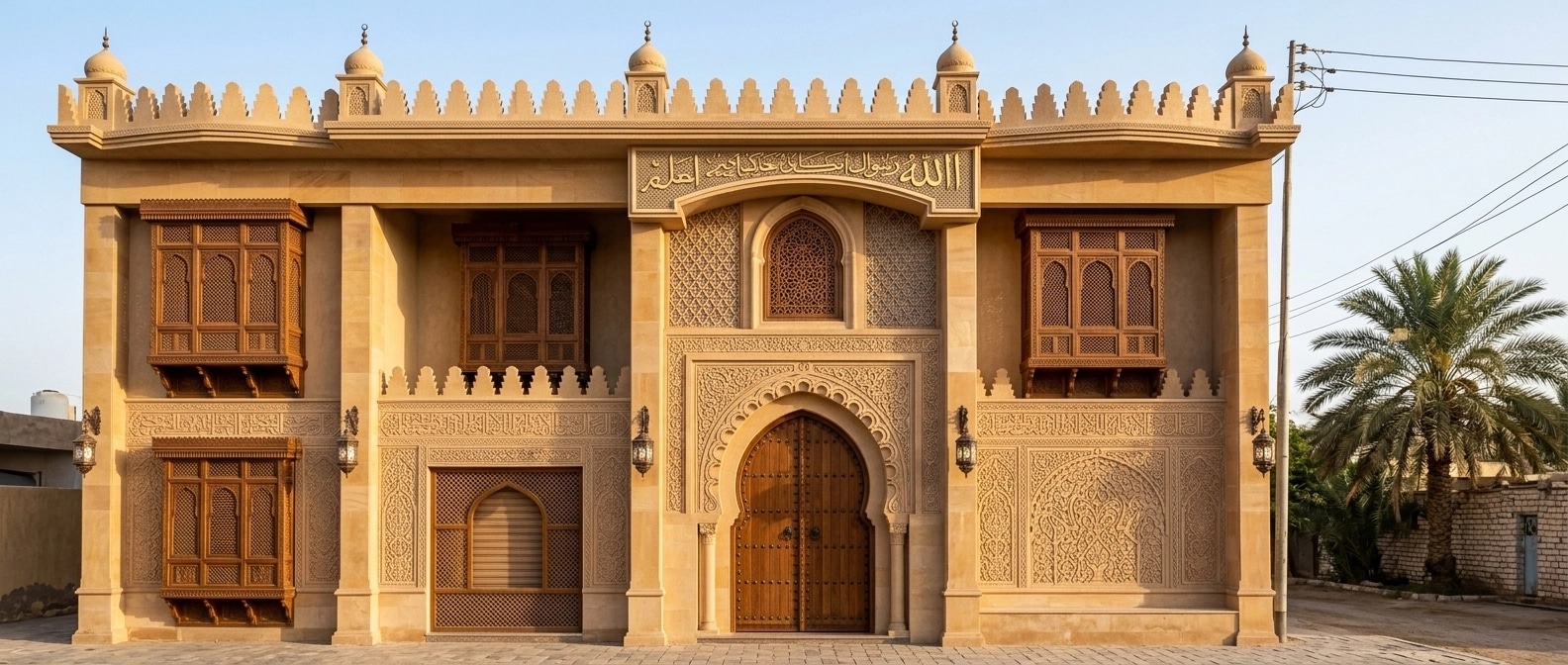 Arabian Facade Facade design — facade photo by GenRoom AI