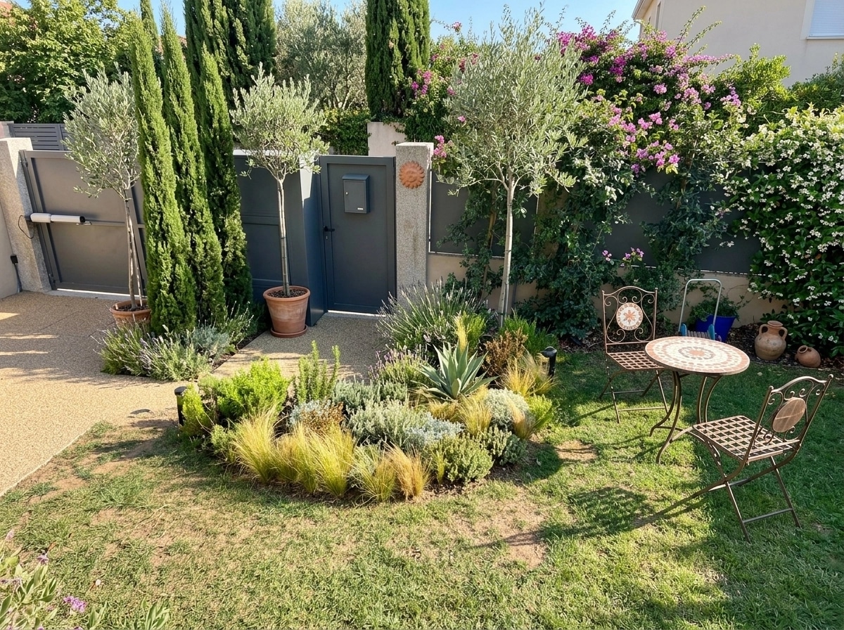 Mediterranean Yard Yard design — yard photo by GenRoom AI