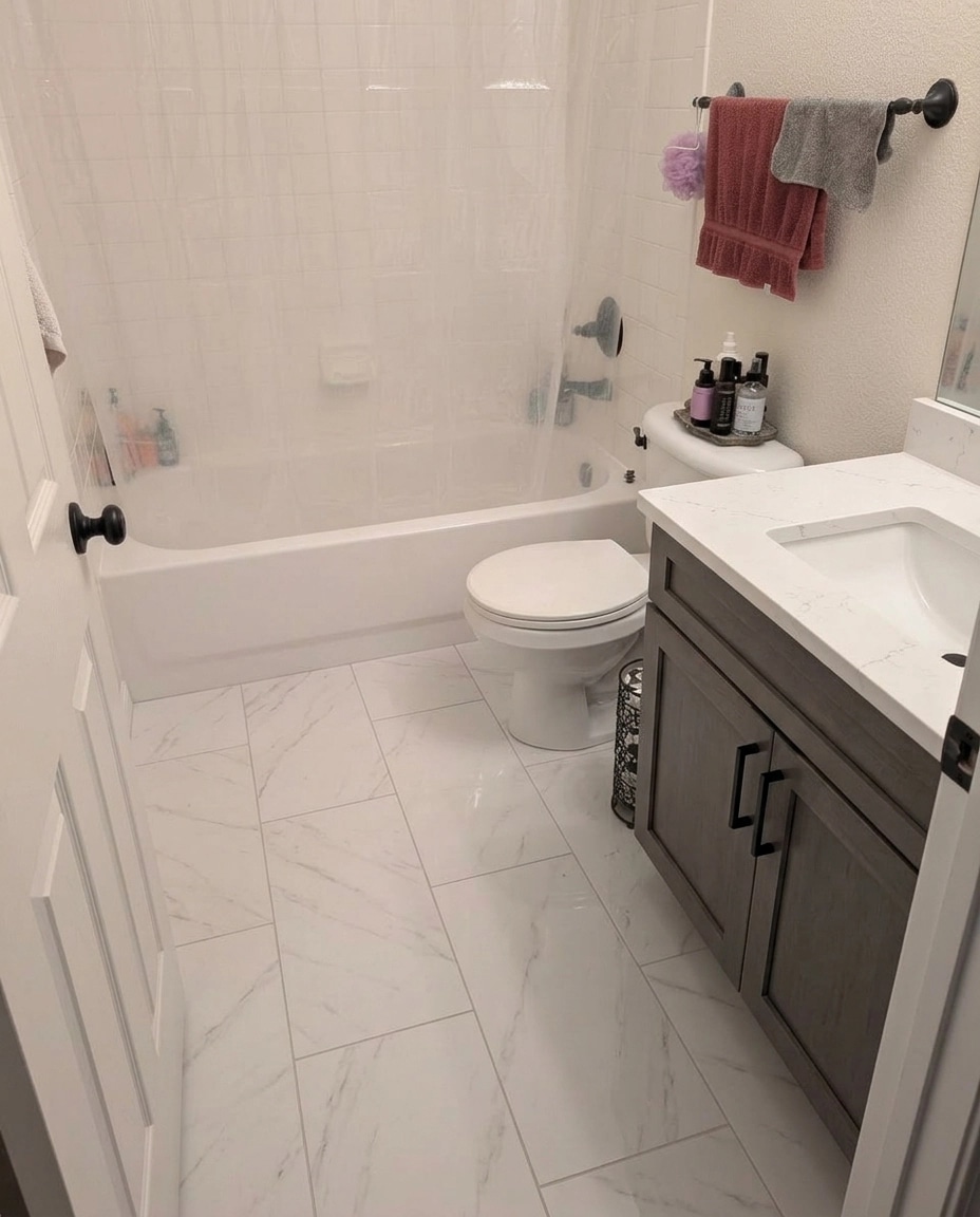 Bathroom interior in no_style style — photo by GenRoom AI