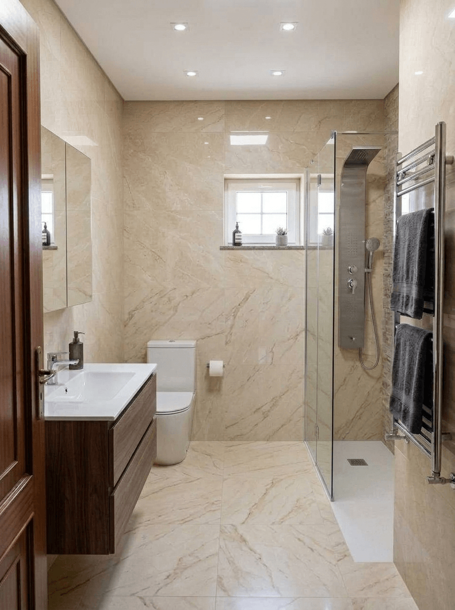 Bathroom interior in no_style style — photo by GenRoom AI