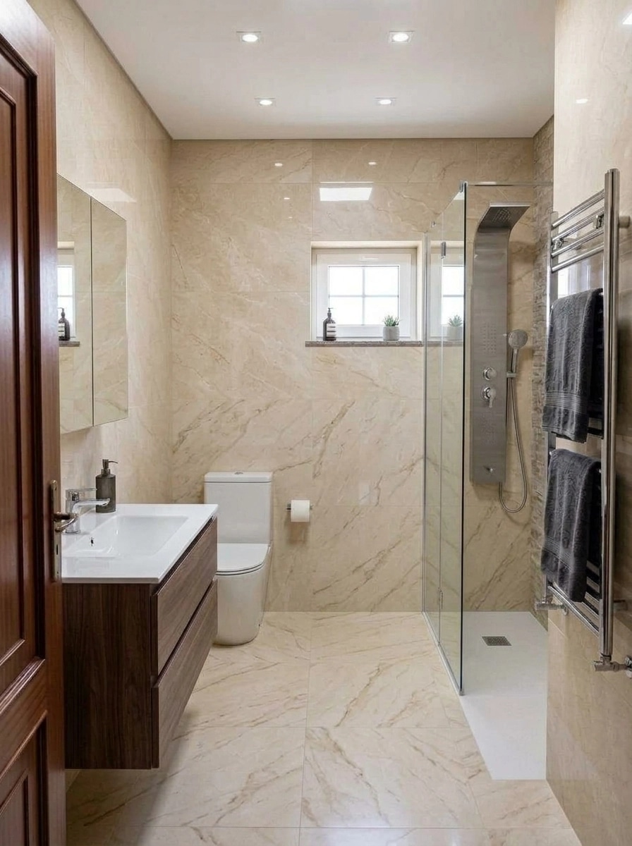 Bathroom interior in no_style style — photo by GenRoom AI