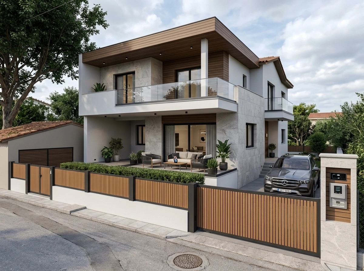 Contemporary Facade Facade design — facade photo by GenRoom AI
