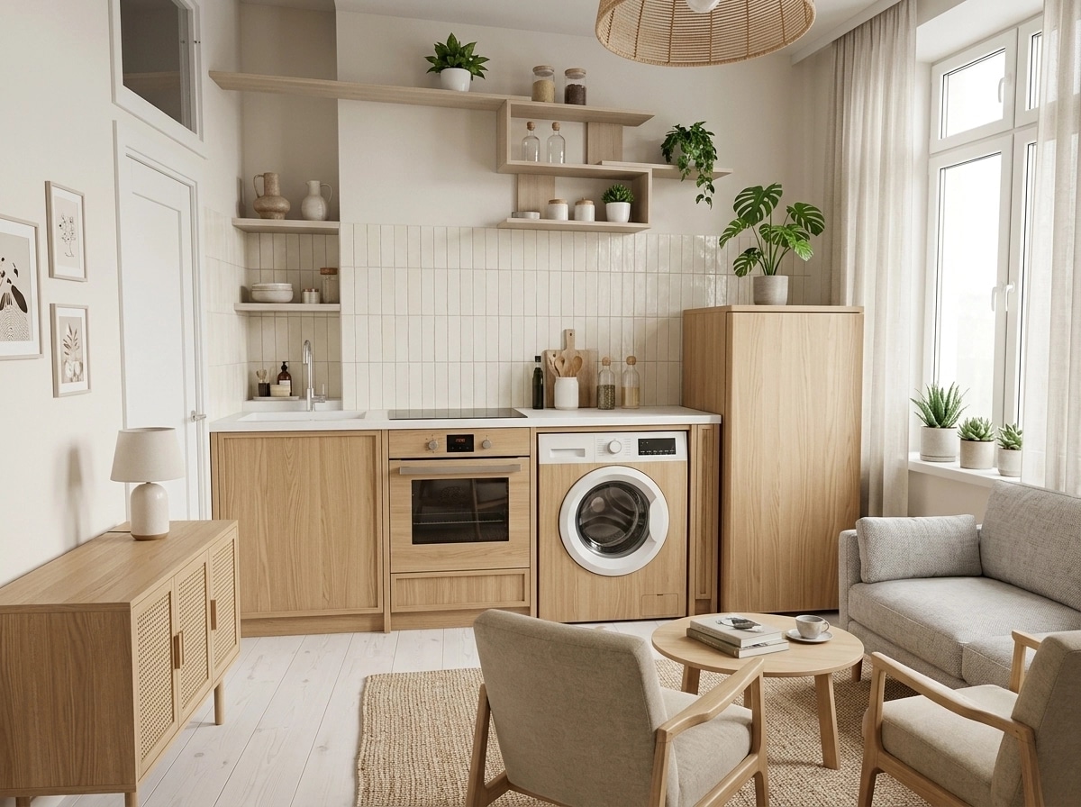 Scandinavian Living Room design — interior photo by GenRoom AI