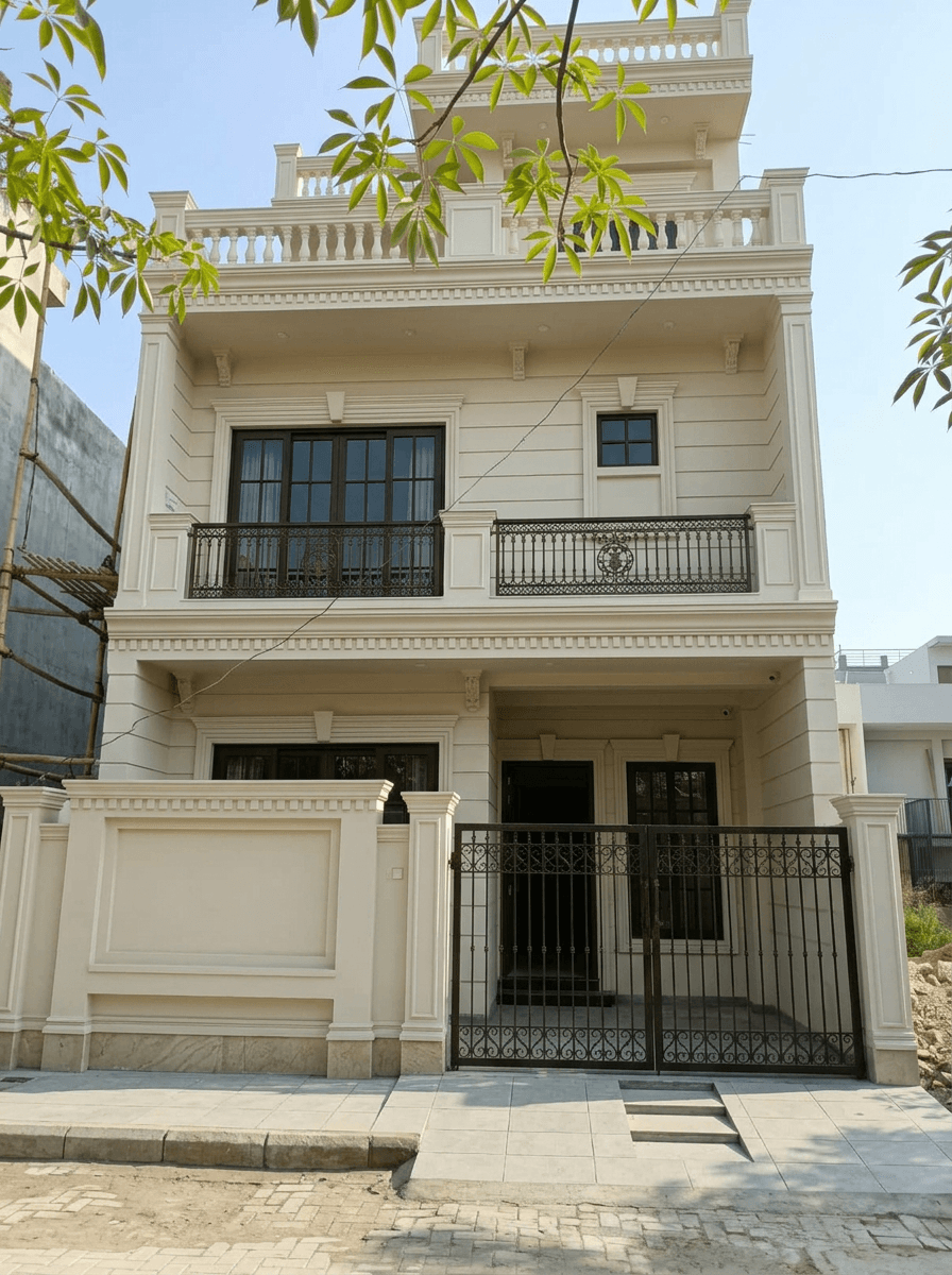 Facade design in Neoclassic Facade style — Facade by GenRoom AI