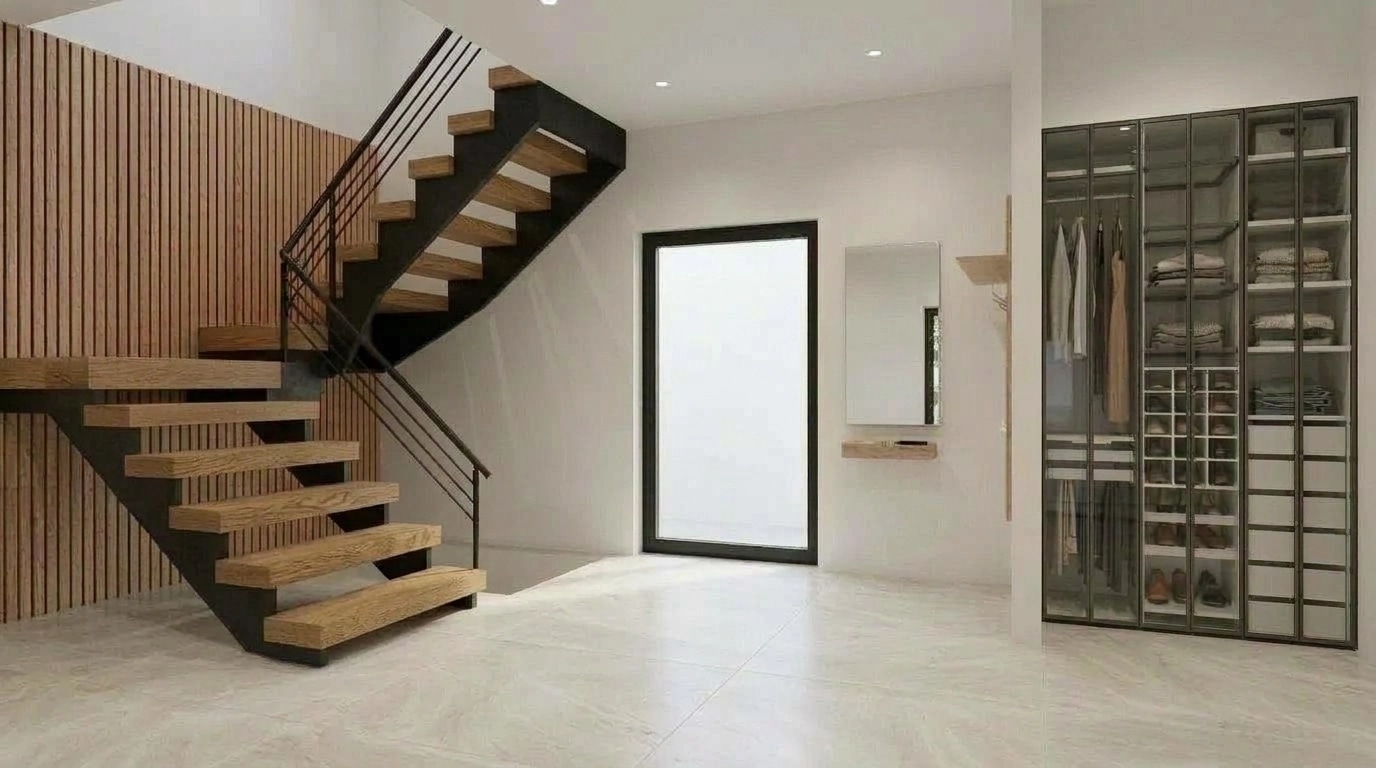Hallway interior in no_style style — photo by GenRoom AI