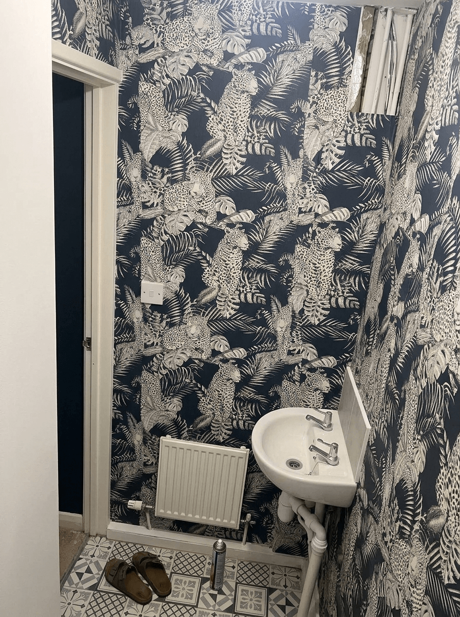 Bathroom interior in no_style style — photo by GenRoom AI