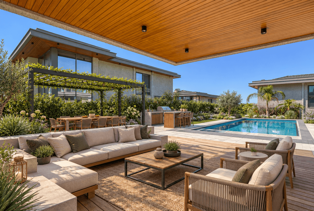 Contemporary Yard Yard design — yard photo by GenRoom AI