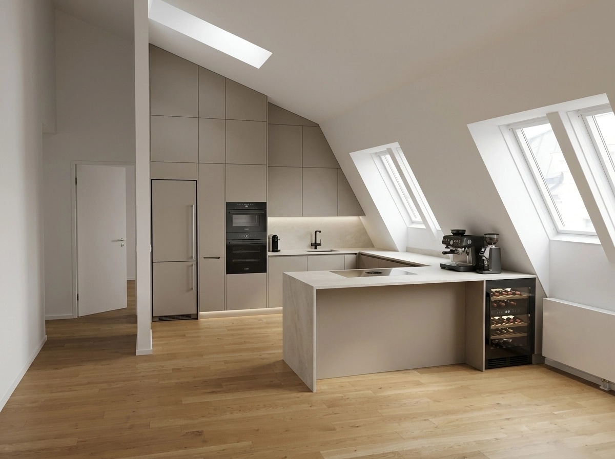 Minimalism Cucina design — interior photo by GenRoom AI