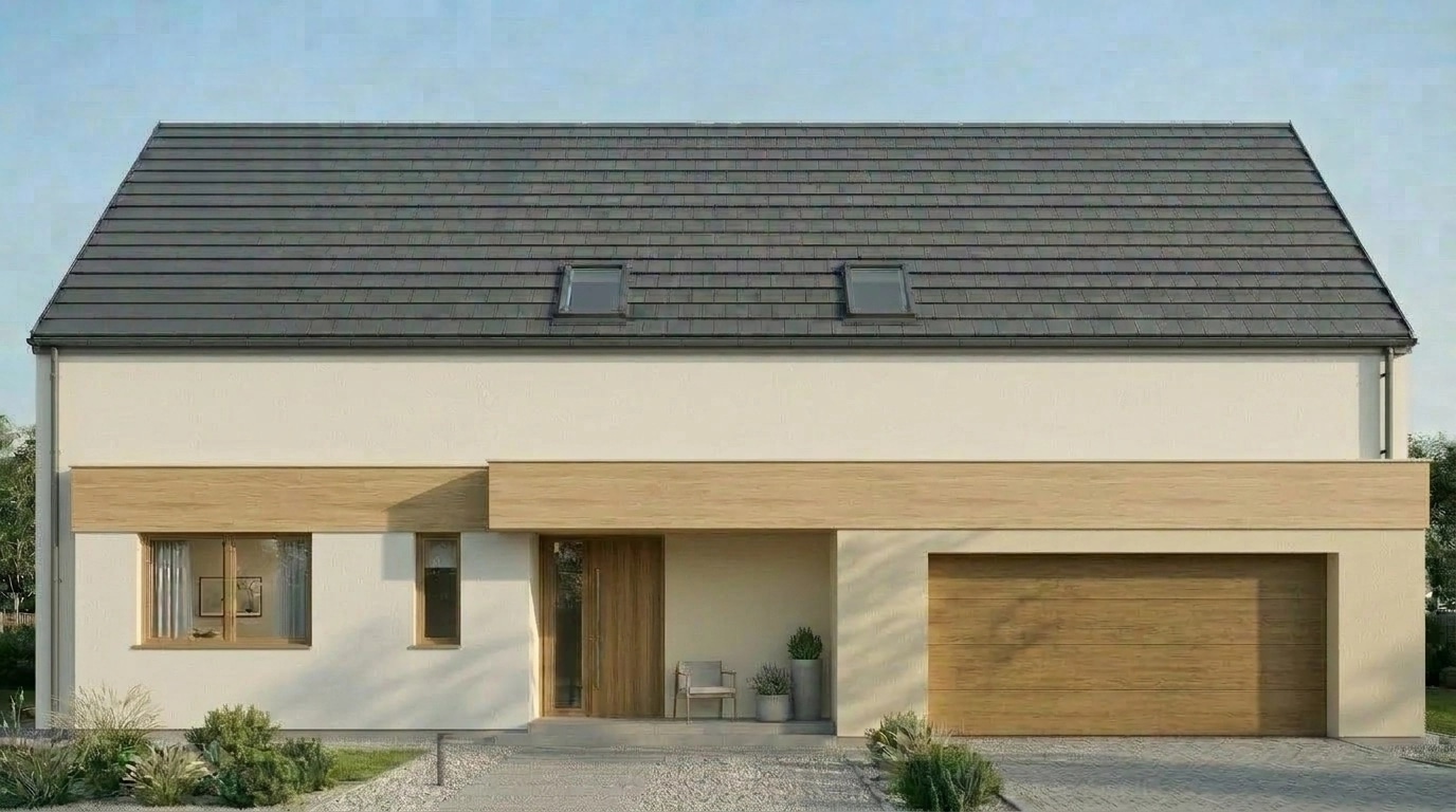 Scandinavian Facade Facade design — facade photo by GenRoom AI