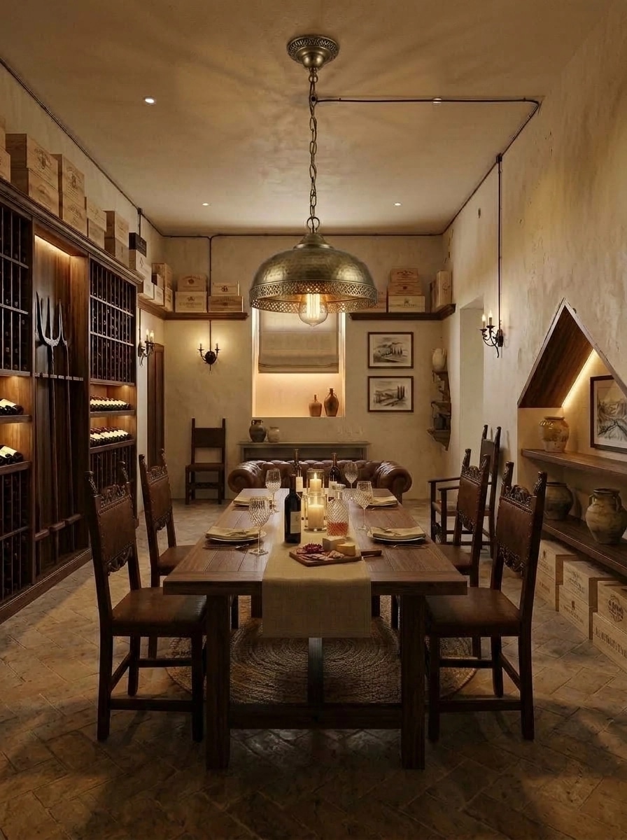 Interior design in Tuscan style — Living Room by GenRoom AI