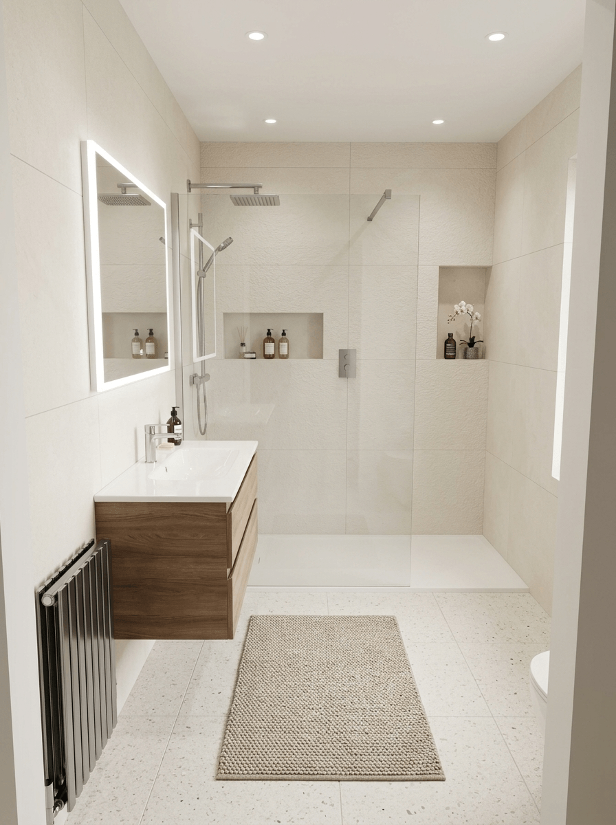 Bathroom interior in no_style style — photo by GenRoom AI