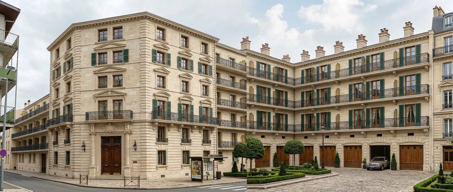 Classic Facade Facade design — facade photo by GenRoom AI