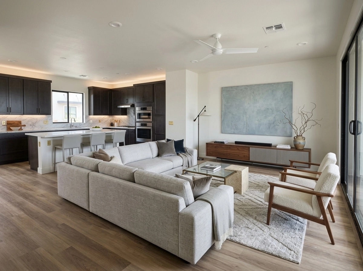 Interior design in Contemporary style — Living Room by GenRoom AI