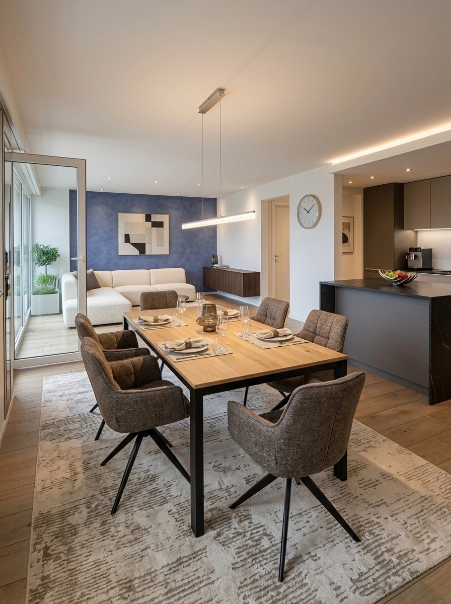 Interior design in Contemporary style — dining_room by GenRoom AI
