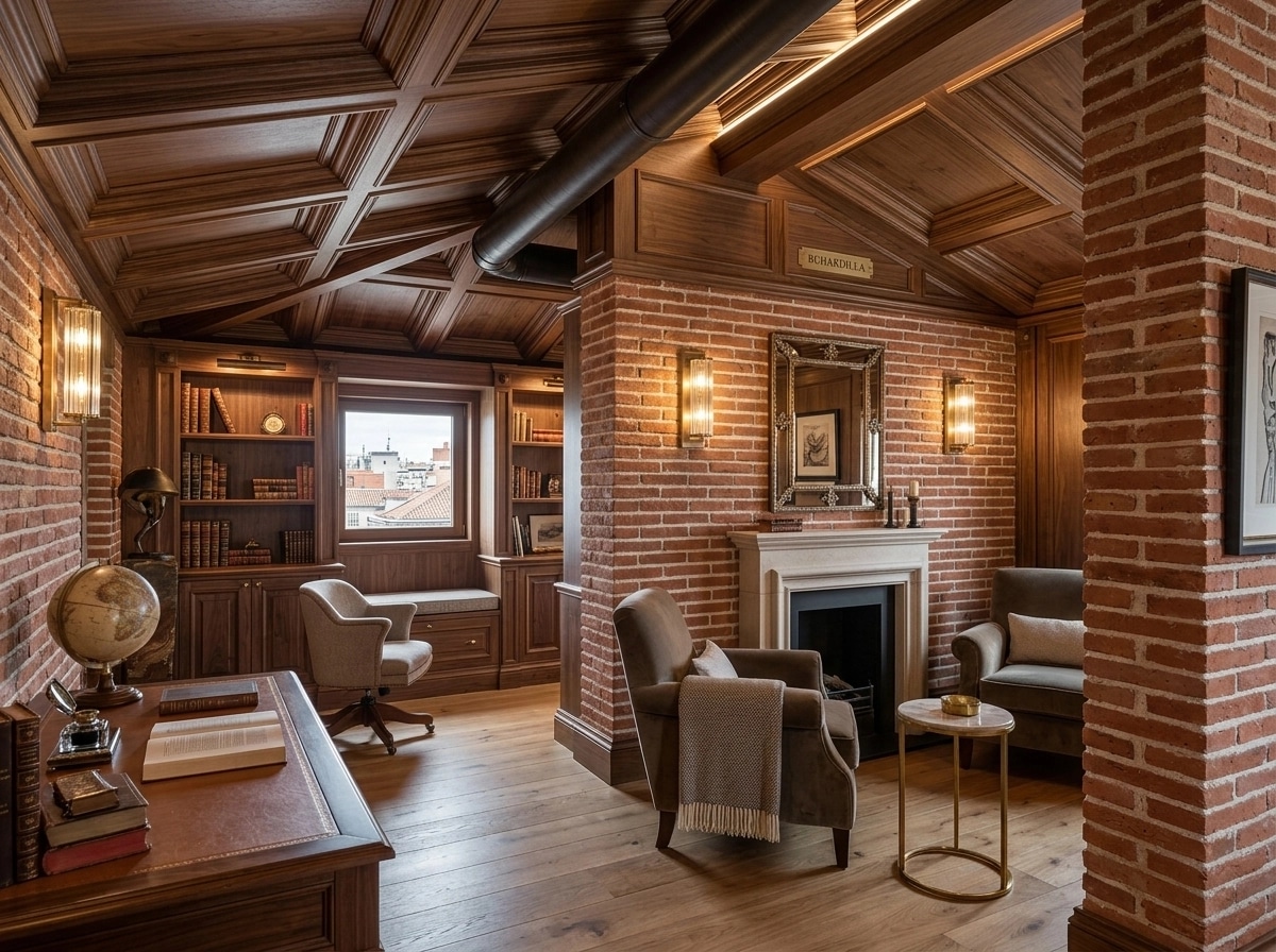Interior design in Transitional style — attic by GenRoom AI