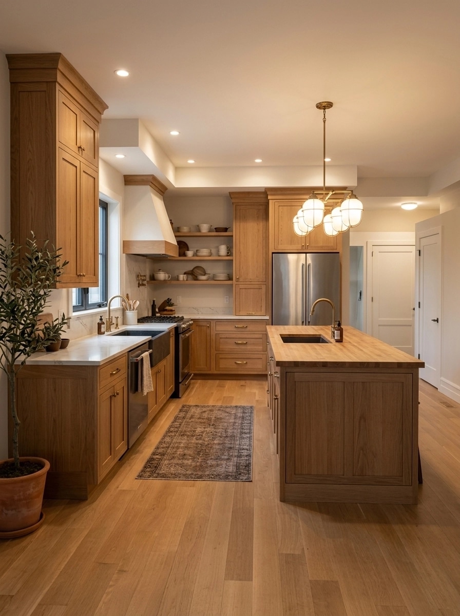 Modern Farmhouse Kitchen design — interior photo by GenRoom AI