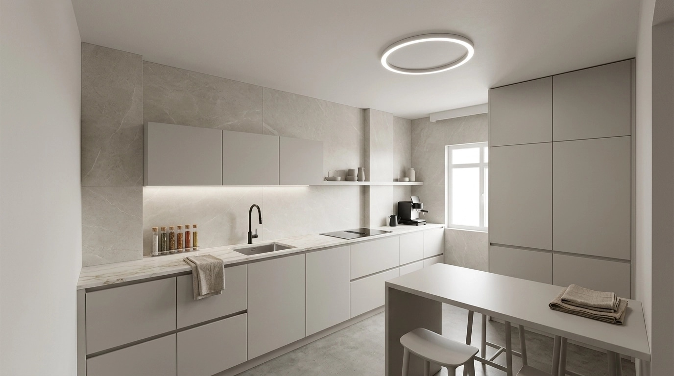 Minimalism Dapur design — interior photo by GenRoom AI