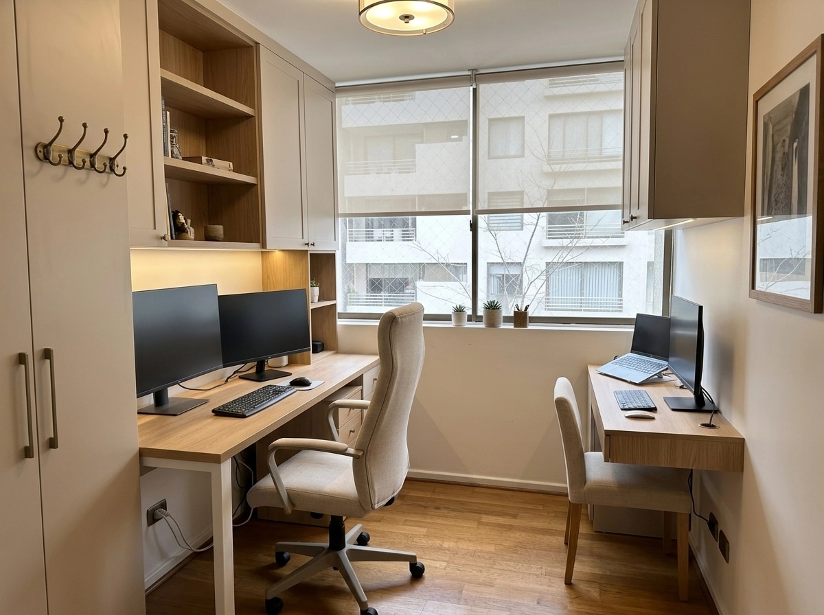 Transitional Office design — interior photo by GenRoom AI
