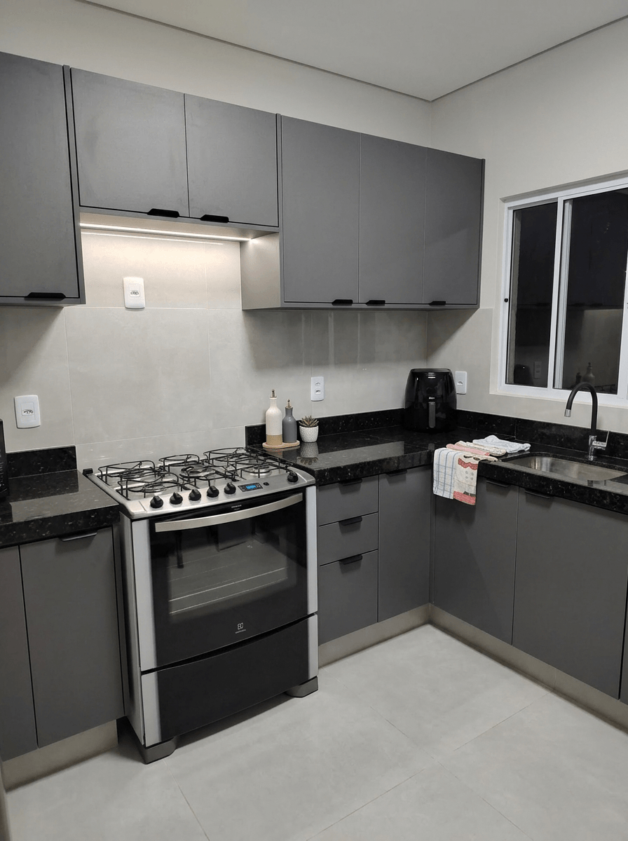 Kitchen interior in no_style style — photo by GenRoom AI