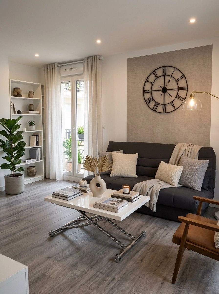 Interior design in Contemporary style — Living Room by GenRoom AI