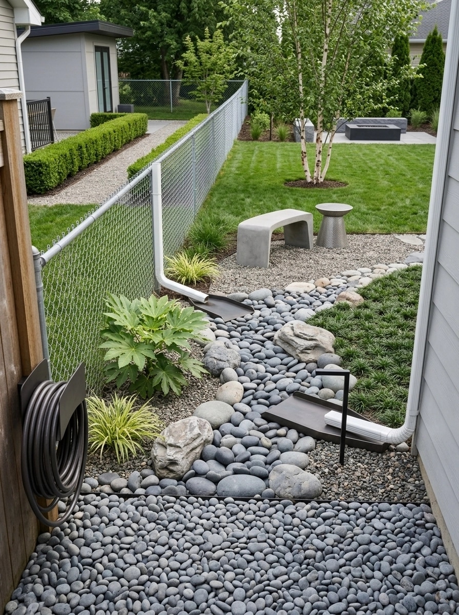 Landscape design in Minimalist Yard style — Yard by GenRoom AI