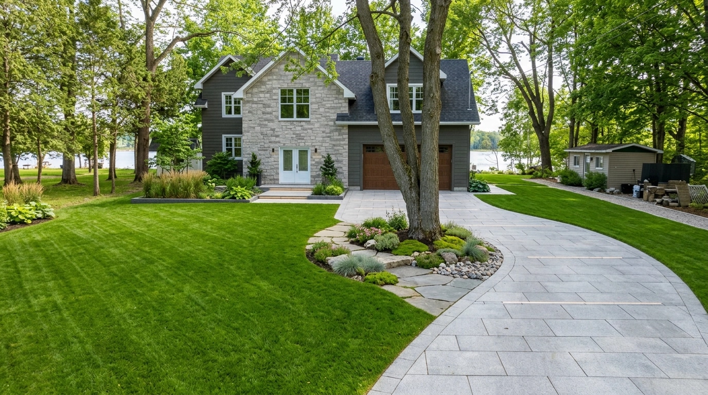 Landscape desain di Scandinavian Garden gaya — Halaman oleh GenRoom AI
