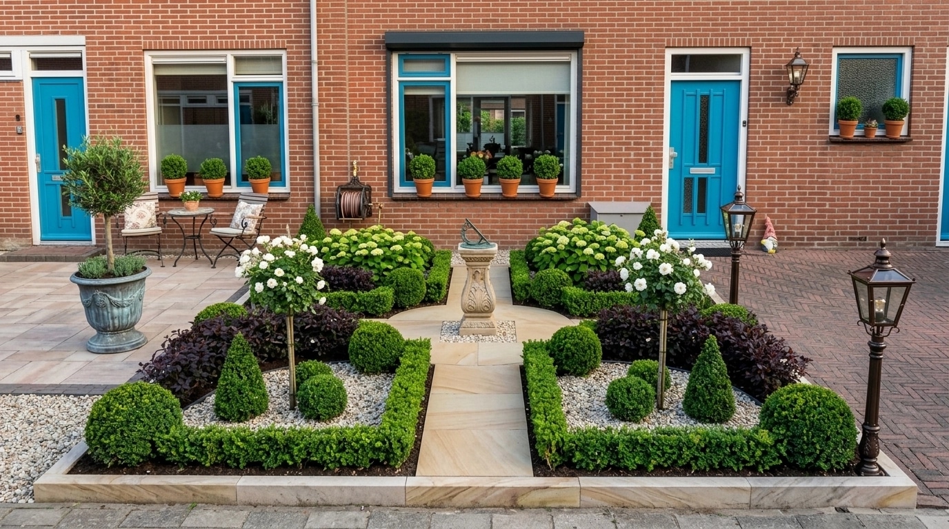 Classic Garden Jardin design — yard photo by GenRoom AI