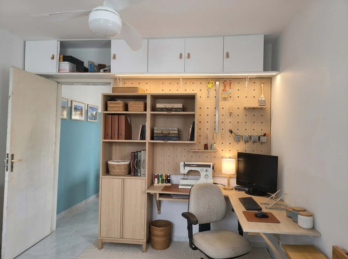 Interior design in Scandinavian style — home_office by GenRoom AI