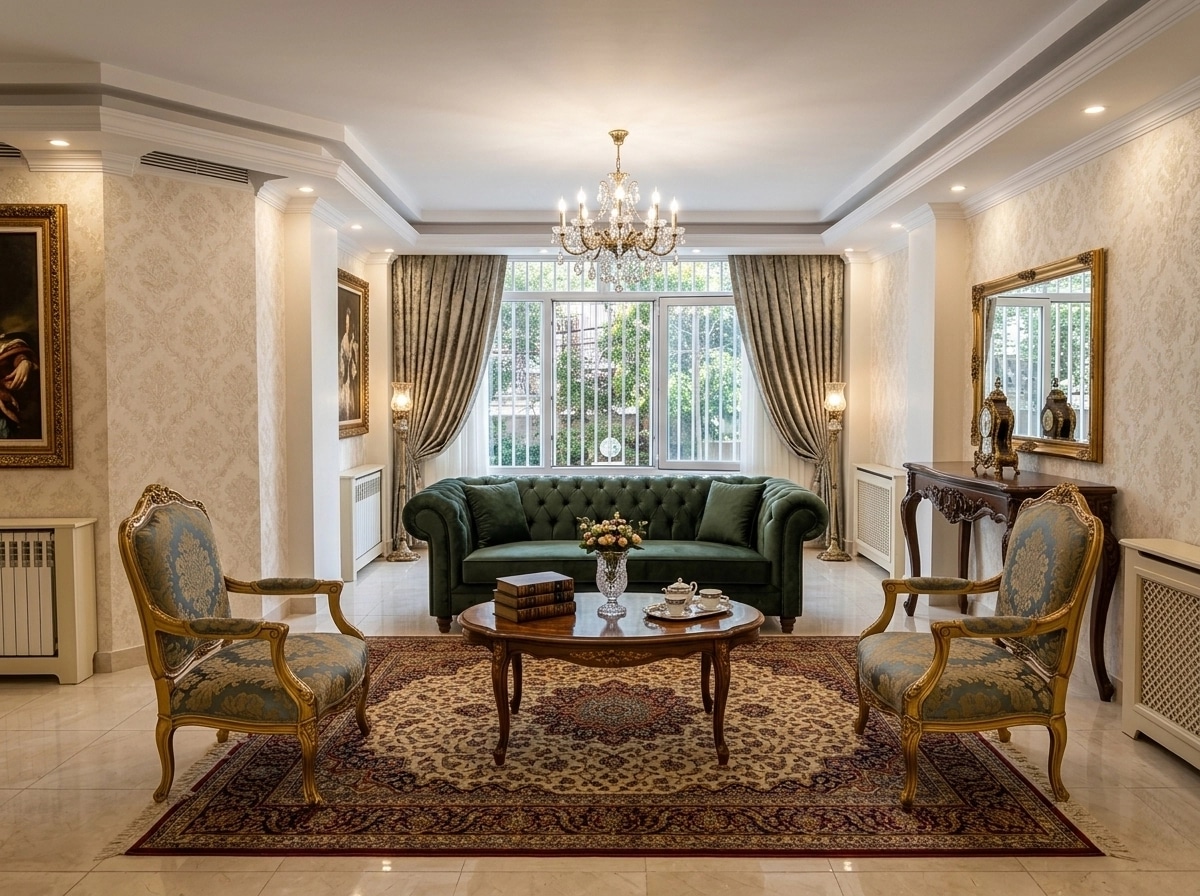 Interior design in Classic style — Living Room by GenRoom AI