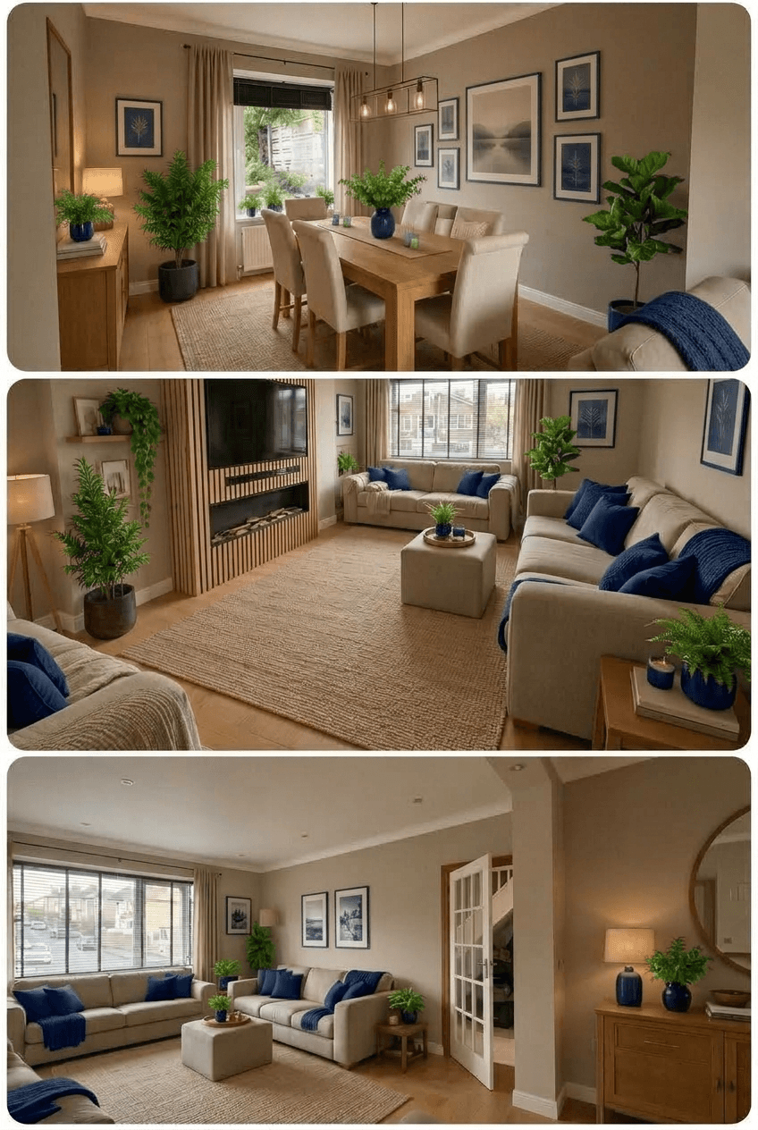 Interior design in Scandinavian style — Living Room by GenRoom AI